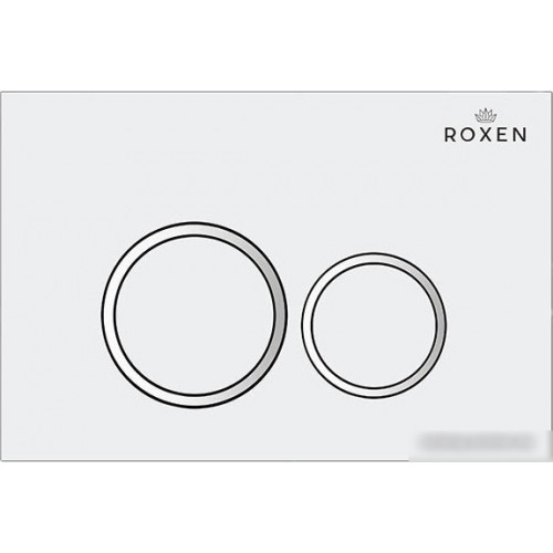 Унитаз подвесной Roxen Simple Compact в комплекте с инсталляцией StounFix Slim 6 в 1 906789 (кнопка: белый глянец)