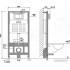 Унитаз подвесной Roxen Vortex в комплекте с инсталляцией StounFix Slim 6 в 1 966745 (кнопка: бежевый)
