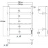 Полотенцесушитель Roxen Caspia BK-109-6T 11070-5365C (хром)