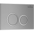 Унитаз подвесной Roxen Boro One Rimless 6 в 1 StounFix Slim 532055 (кнопка: матовая)