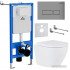 Унитаз подвесной Roxen StounFix Slim 605017