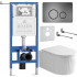 Унитаз подвесной Roxen StounFix Dual Fresh 968283