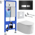 Унитаз подвесной Roxen StounFix Dual Fresh 968297