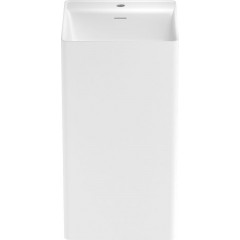 Умывальник Wellsee Pure BY Wellsee 230715000 (отдельностоящий, с отверстием под смеситель, матовый белый)