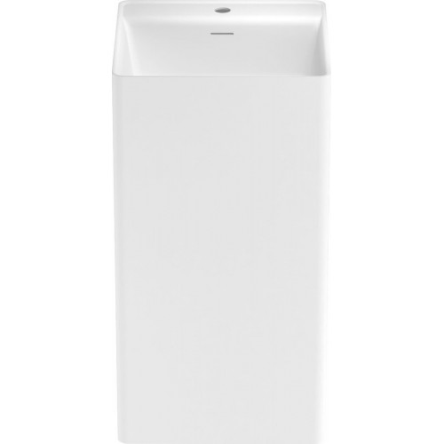 Умывальник Wellsee Pure BY Wellsee 230715000 (отдельностоящий, с отверстием под смеситель, матовый белый)