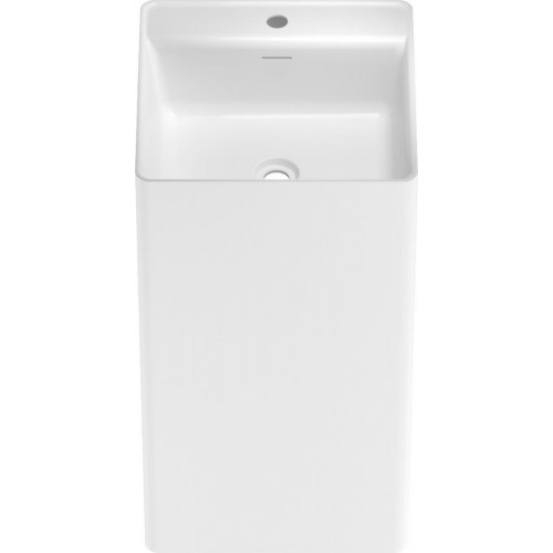 Умывальник Wellsee Pure BY Wellsee 230715000 (отдельностоящий, с отверстием под смеситель, матовый белый)