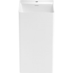 Умывальник Wellsee Pure BY Wellsee 230714000 (отдельностоящий, с отверстием под смеситель, глянцевый белый)