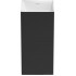 Умывальник Wellsee Pure BY Wellsee 230713000 (отдельностоящий, без отверстия под смеситель, матовый черный/глянцевый белый)