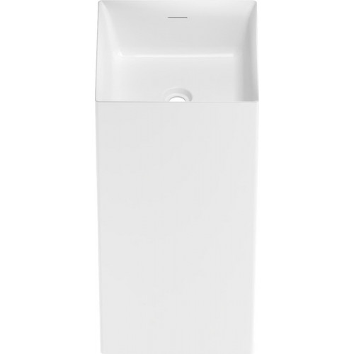 Умывальник Wellsee Pure BY Wellsee 230711000 (отдельностоящий, без отверстия под смеситель, глянцевый белый)
