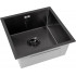 Кухонная мойка ARFEKA ECO AR 450*450 + cмеситель ISIS BLACK PVD