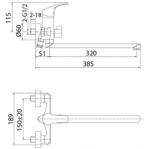 Смеситель Milardo Sterm STESB02M10