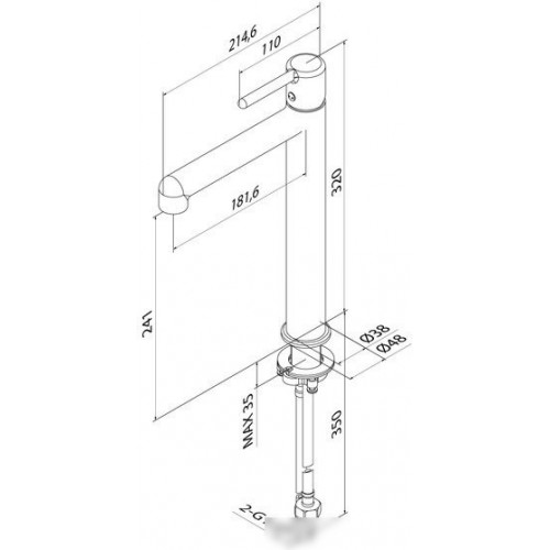 Смеситель IDDIS Aiger AIGBC01i01