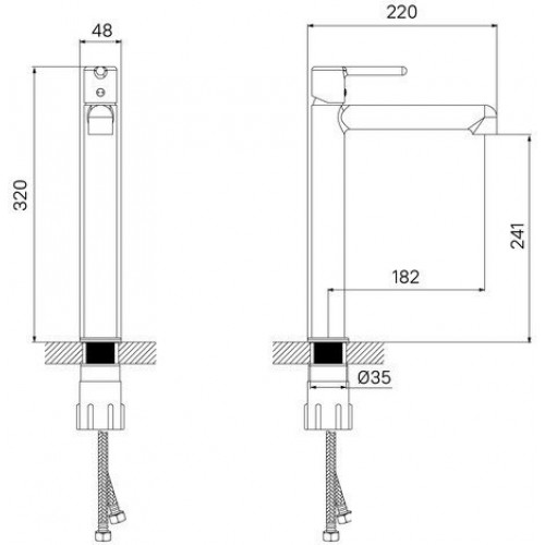 Смеситель IDDIS Aiger AIGBC01i01