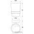 Стакан для зубной щетки и пасты IDDIS Calipso CALMBG1i45