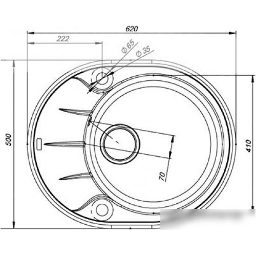 Кухонная мойка IDDIS Kitchen G K07G621i87