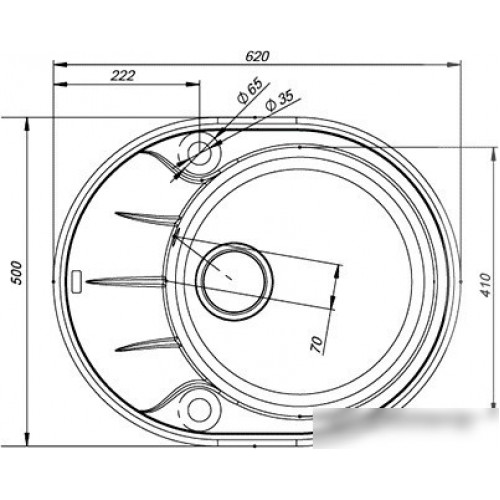 Кухонная мойка IDDIS Kitchen G K09S621i87