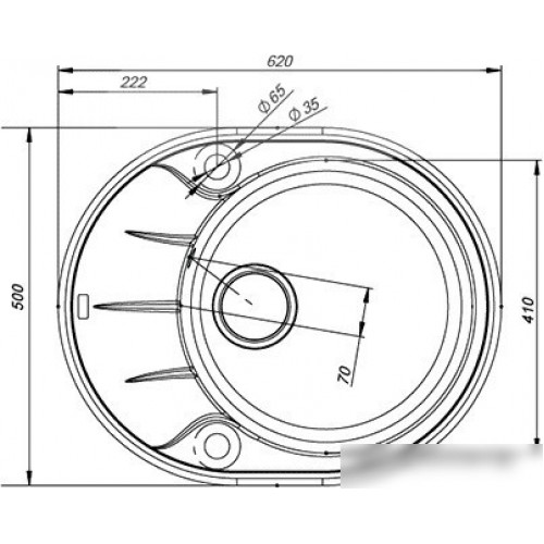 Кухонная мойка IDDIS Kitchen G K10W621i87