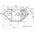 Кухонная мойка IDDIS Vane G V28P965i87