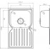 Кухонная мойка IDDIS Strit STR78SLi77