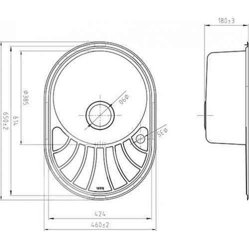 Кухонная мойка IDDIS Suno SUN65SLi77