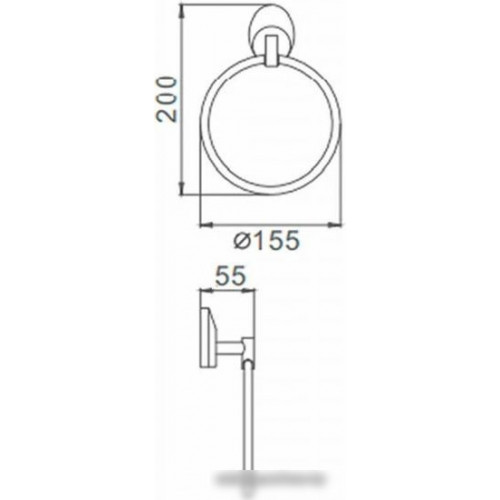 Держатель для полотенца Ekko E1504
