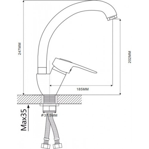 Смеситель Ekko E41105