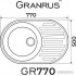 Кухонная мойка Granrus GR-770 (темно-серый)
