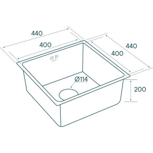 Кухонная мойка Paulmark Lassan PM304444-GM