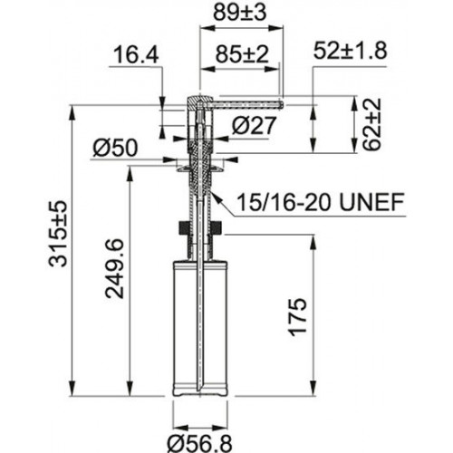 Дозатор Franke Comfort 119.0578.771 (нержавеющая сталь)