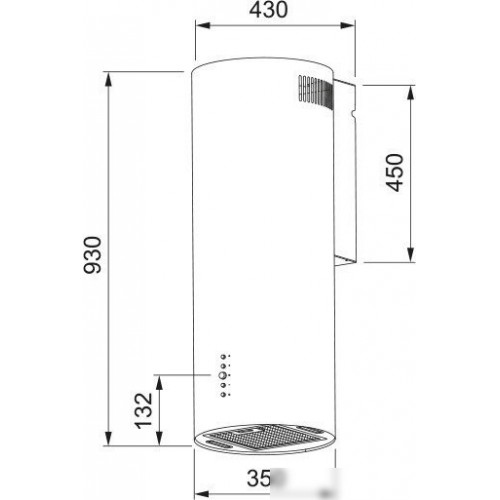 Кухонная вытяжка Franke Axis 35 BK 335.0706.918