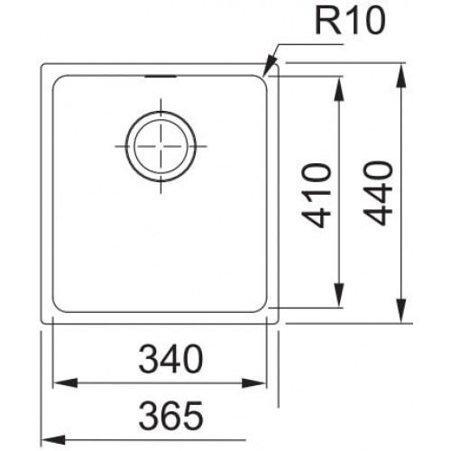 Кухонная мойка Franke Sirius SID 110-34 (серый)