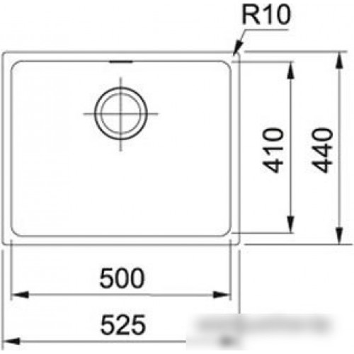 Кухонная мойка Franke Sirius SID 110-50 (оникс) [125.0443.353]