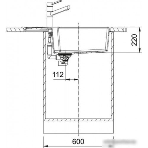 Кухонная мойка Franke UBG 611-78L (оникс)