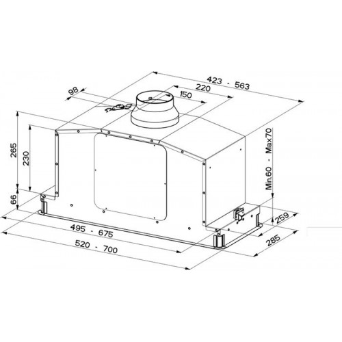 Кухонная вытяжка Faber In-Light EV8P X A52 [110.0456.213]