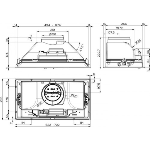 Кухонная вытяжка Faber Inka ICH SS A52 I.Smart HCS 305.0599.323