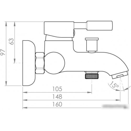 Смеситель Inan Yakut M1101K