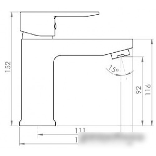 Смеситель Inan Kehribar M2302