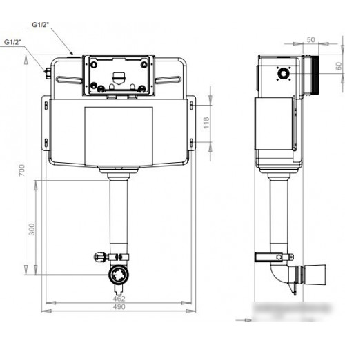 Инсталляция для унитаза Lavinia Boho Relfix 38020010