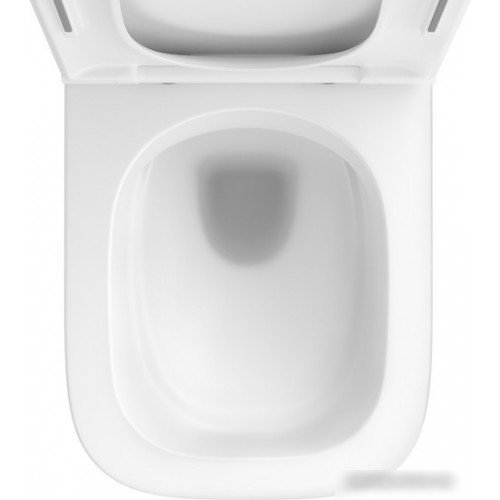 Унитаз подвесной Wellsee Graceful Pro RimFree 182601001 (чаша, пневмокрышка, глянцевый белый)