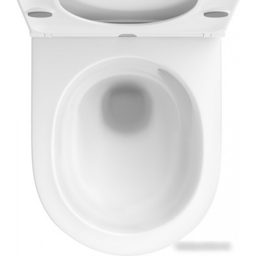 Унитаз подвесной Wellsee Croquis RimFree 182611001 (чаша, пневмокрышка, глянцевый белый)