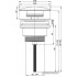 Донный клапан Wellsee Drainage System 182140000 (матовый черный)