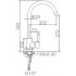 Смеситель Ledeme L4299B (черный)