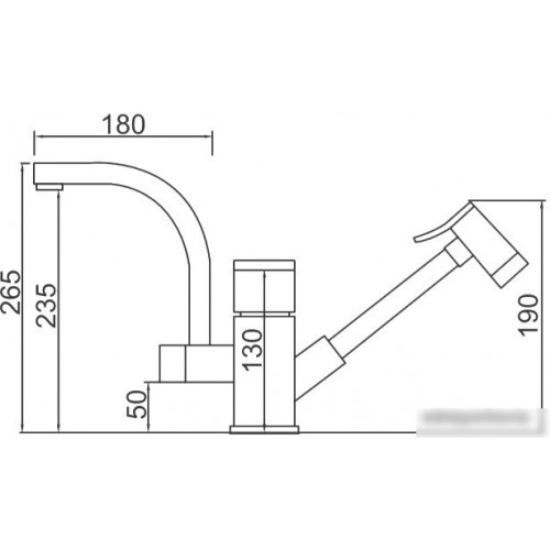 Смеситель Ledeme H55 L4055-4