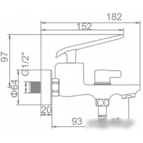 Смеситель Ledeme L3274WR