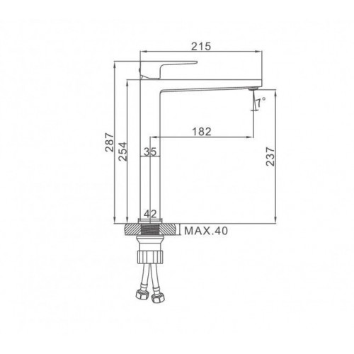 Смеситель Ledeme L1173B