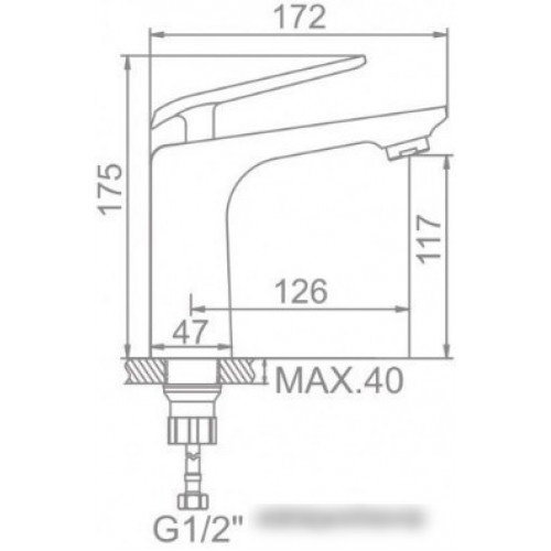 Смеситель Ledeme L1074WR