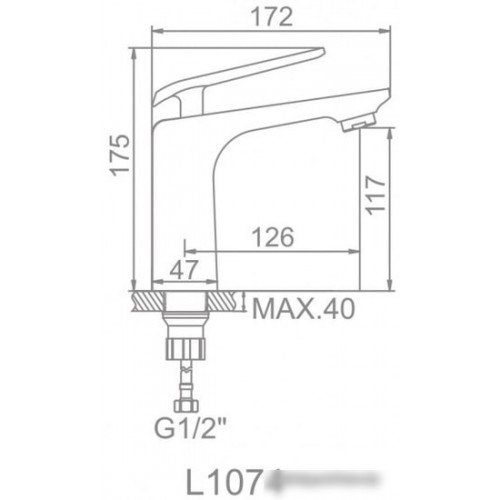 Смеситель Ledeme L1074