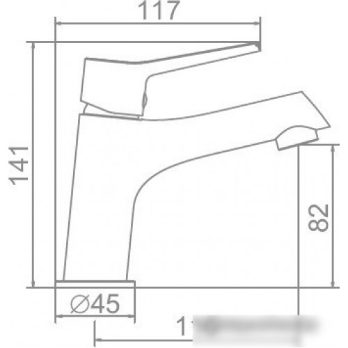 Смеситель Ledeme L1069B