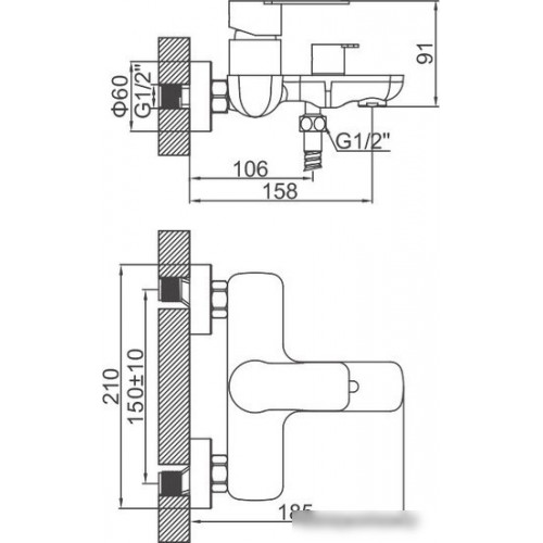 Смеситель Ledeme L73218