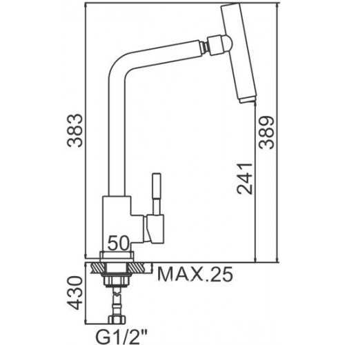 Смеситель Ledeme H98 L4998-5